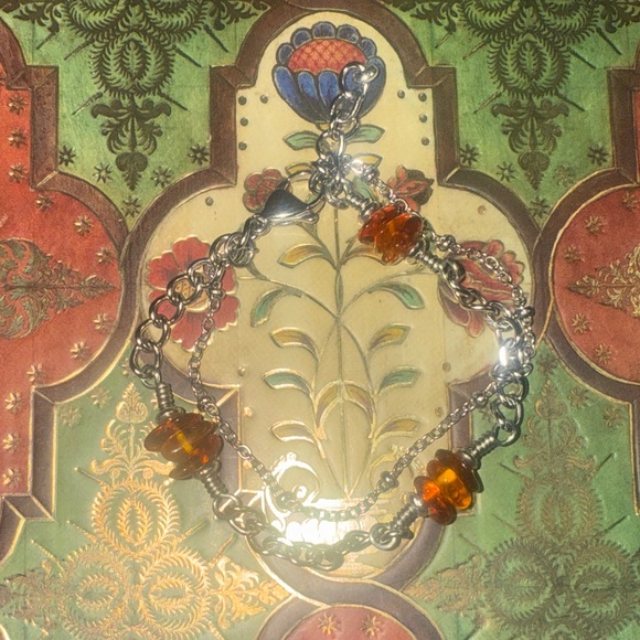 Veil Jewelry - Hallo #2 - Amber Double layer Bracelet